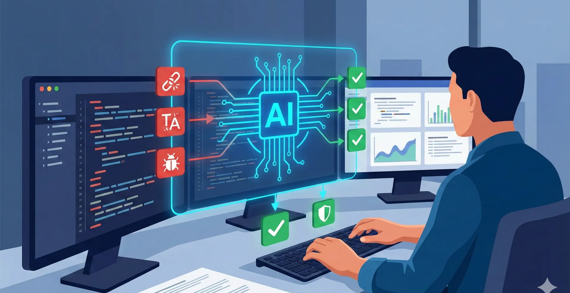 AI klaidų prevencijos įrankiai kasdien: kaip dirbtinis intelektas saugo nuo brangiai kainuojančių klaidų