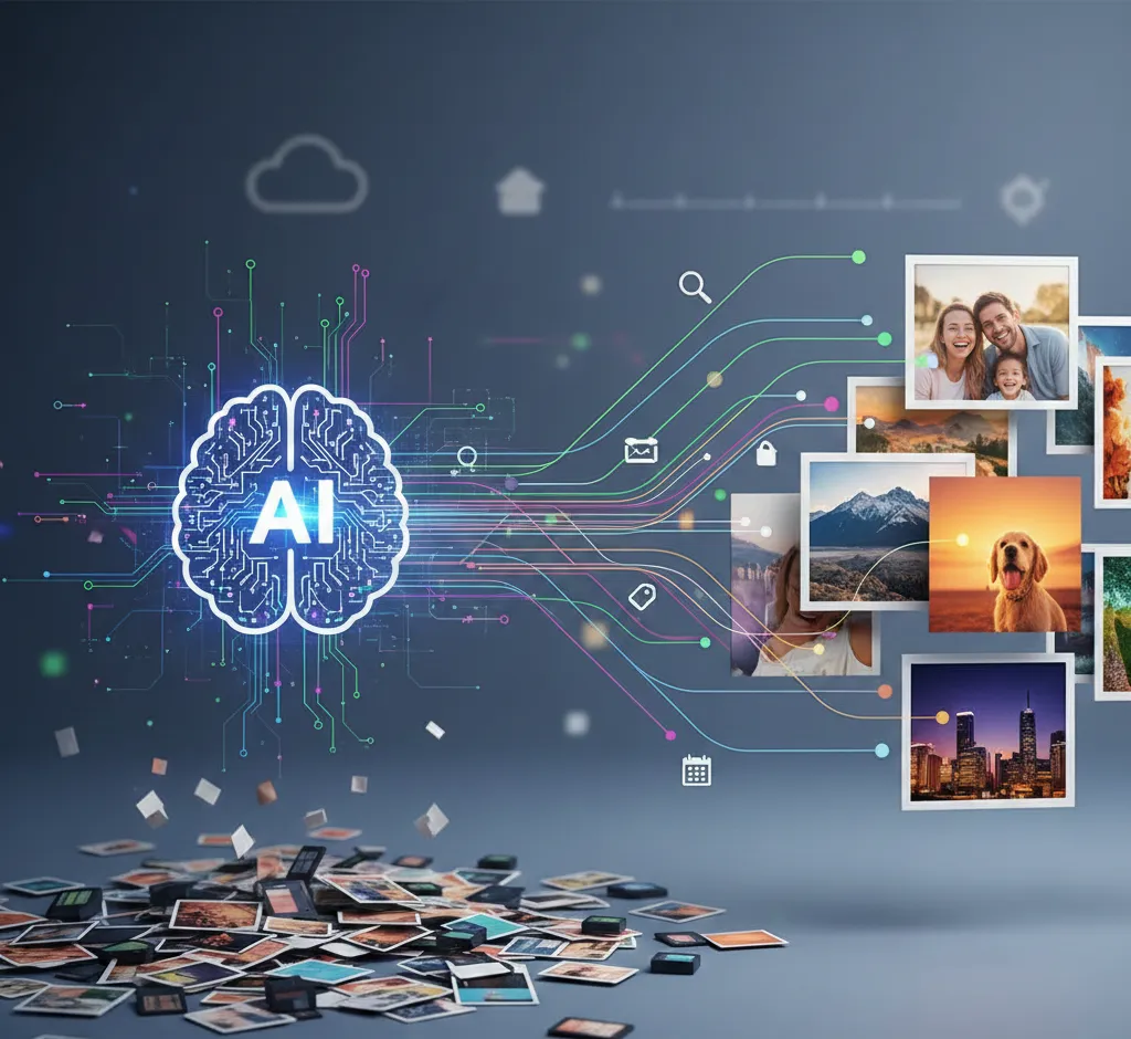 DI įrankiai nuotraukų organizavimui: kaip išmanusis algoritmas transformuoja asmeninius archyvus