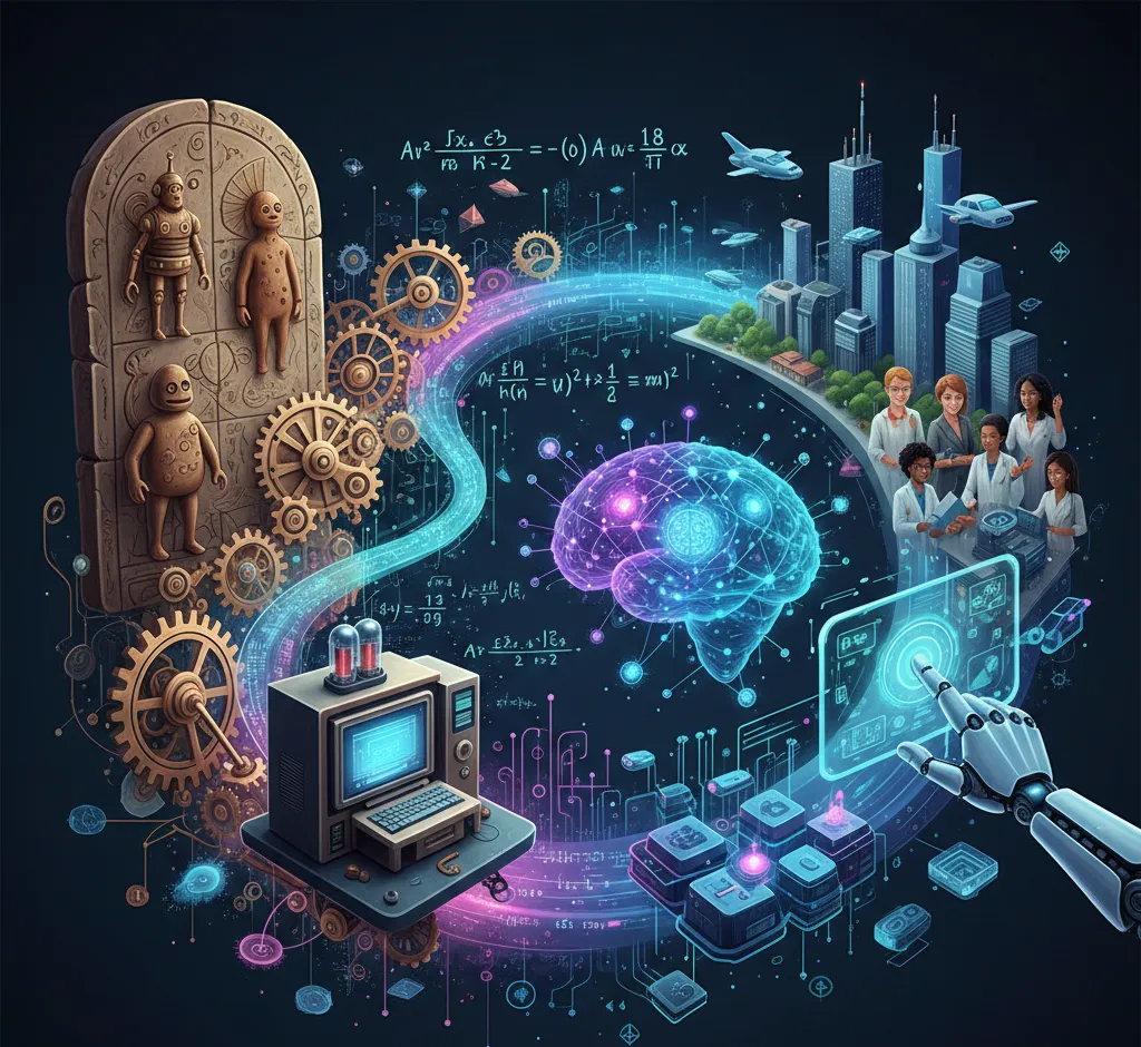 Dirbtinio intelekto pradžia: nuo idėjos iki revoliucijos