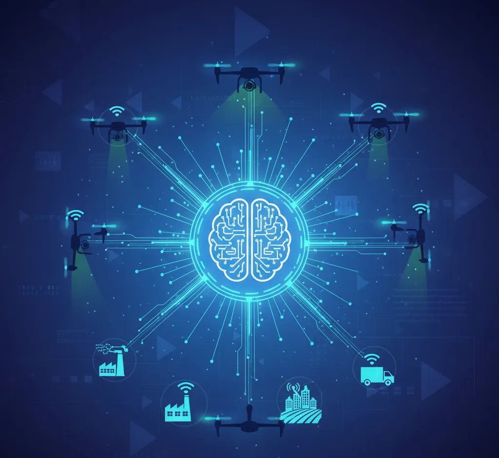 Dirbtinis Intelektas (DI) ir Daiktų Interneto (IoT) Dronai: Autonominių Skrydžių Ateitis