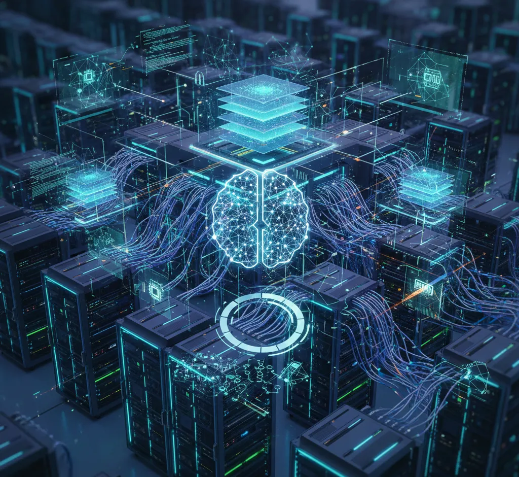 Distributed Training dideliuose klasteriuose: architektūra, praktika ir našumo optimizavimas