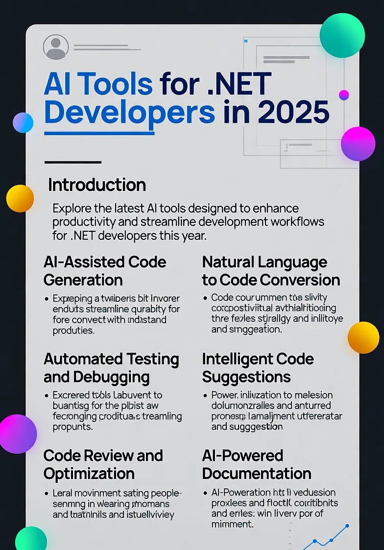 Geriausi AI Įrankiai .NET Kūrėjams 2025 Metais: Padidinkite Produktyvumą su Šiuolaikinėmis Technologijomis