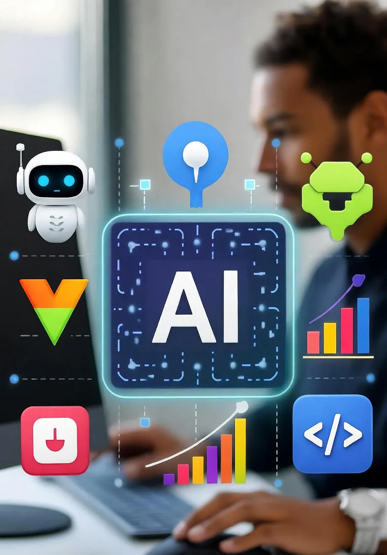 Geriausi AI įrankiai Vue.js kūrėjams 2025 metais