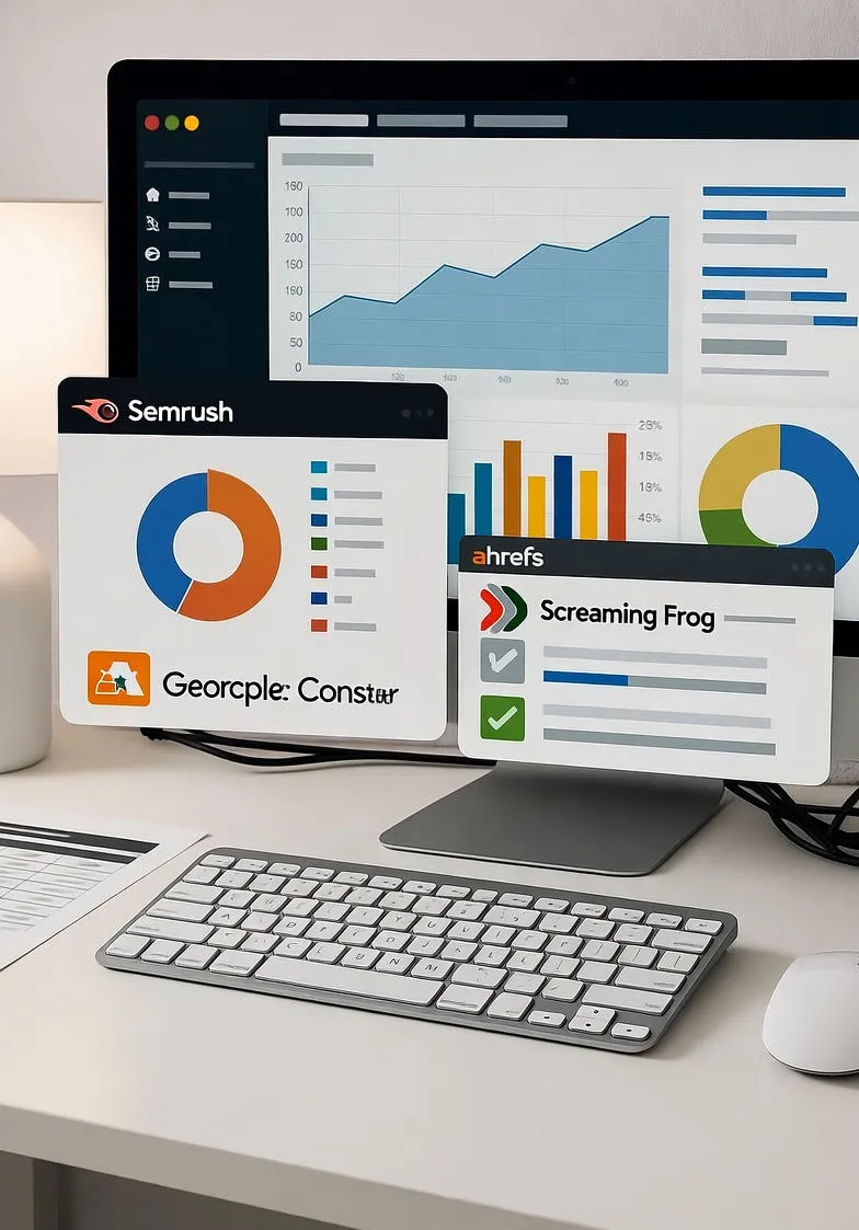 Geriausi įrankiai automatiniam SEO auditui 2025 metais