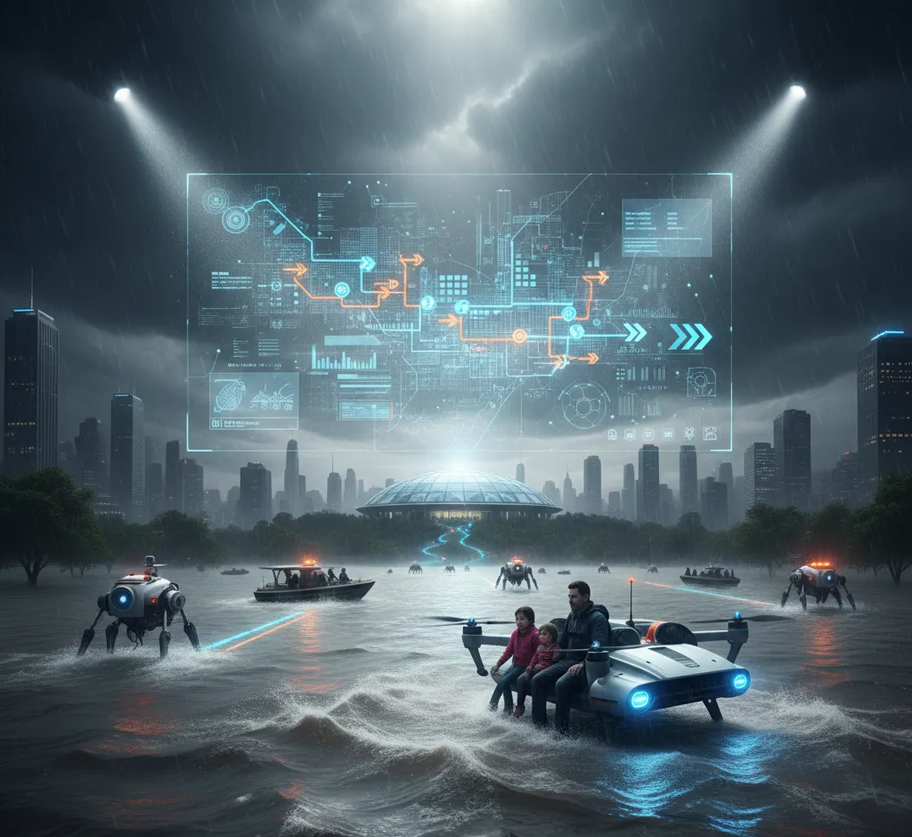 Kaip AI algoritmai revoliucionizuoja potvynių evakuacijos planus