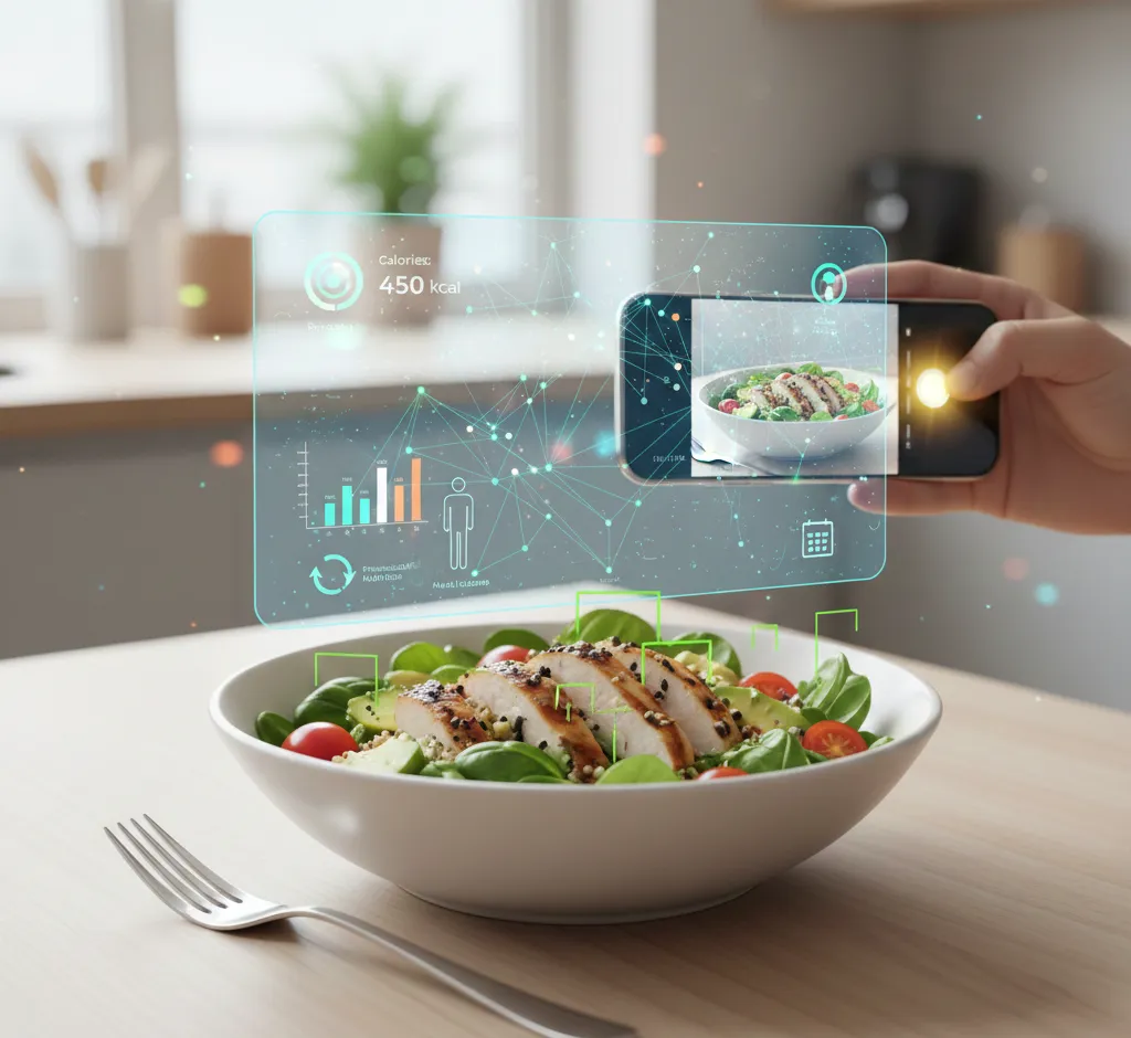 Kaip dirbtinis intelektas analizuoja maisto nuotraukas: nuo kalorijų skaičiavimo iki personalizuotos mitybos