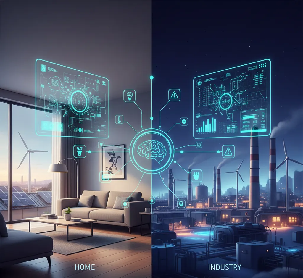 Kaip dirbtinis intelektas optimizuoja energijos sąnaudas: nuo namų iki pramonės
