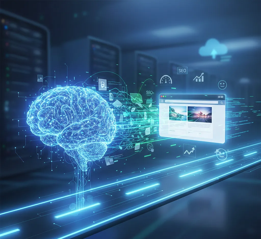 Kaip dirbtinis intelektas optimizuoja svetainės įkėlimo greitį: praktinis SEO gidas