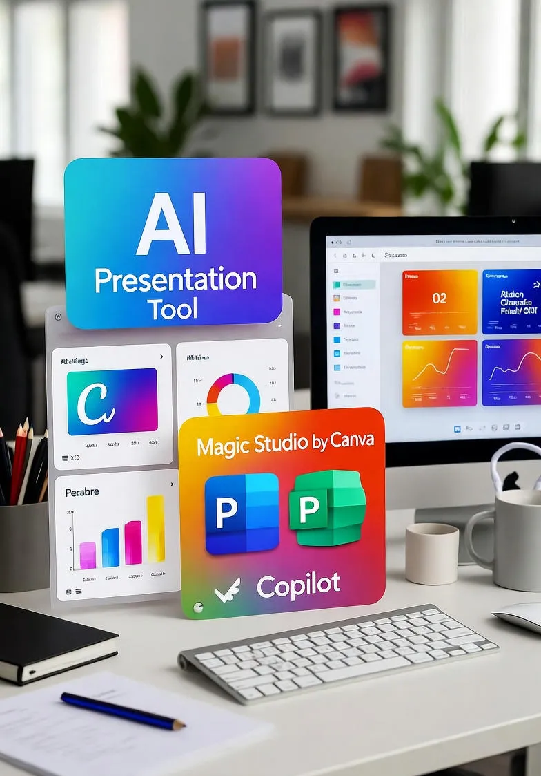 Kaip dirbtinis intelektas revoliucionizuoja prezentacijų kūrimą: greičiausi būdai ir įrankiai