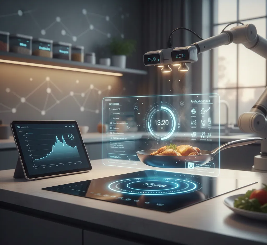 Kaip dirbtinis intelektas tiksliai prognozuoja gaminimo trukmę: nuo receptų iki išmanių virtuvių