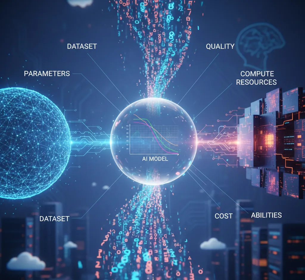 Large Language Models Scaling Laws: Kaip dydis keičia dirbtinį intelektą