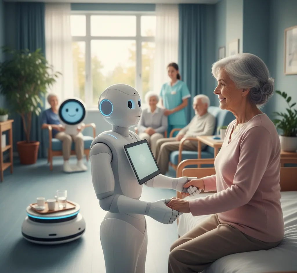 Robotai slaugos namuose: tylioji revoliucija kasdienėje priežiūroje