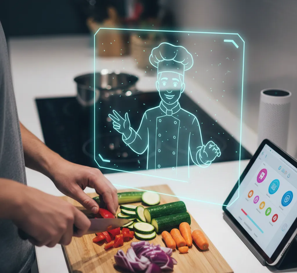 Virtualus Šefas: Kaip AI Revoliucionuoja Maisto Gaminimo Mokymąsi Namuose